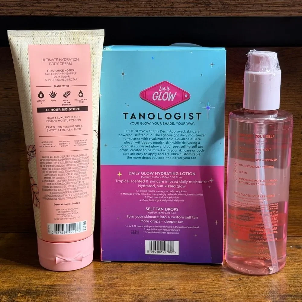 ☀️ Summer Glow Bundle ☀️ Tanologist + Bath & Body Works + Coconut Body Oil | NEW
